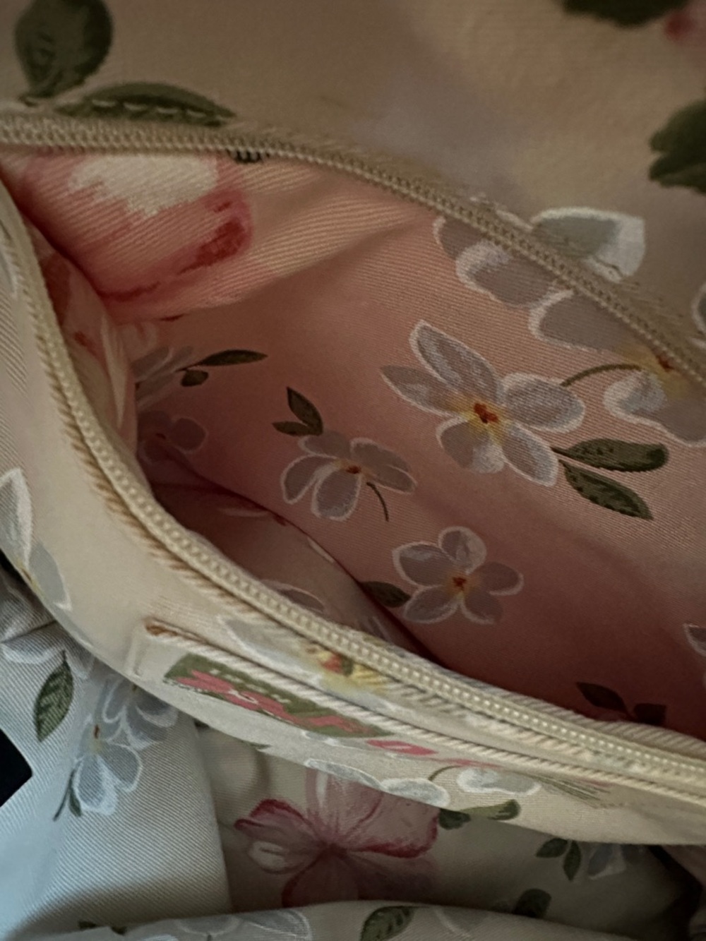 Fossil Watermelon Pink Bamboo-Handle Women's Tweed Mid -Large Top-Handle Bag - Picture 12 of 14